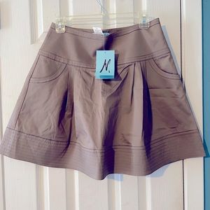 SOLD-NWT Marciano tan skirt Sz 8